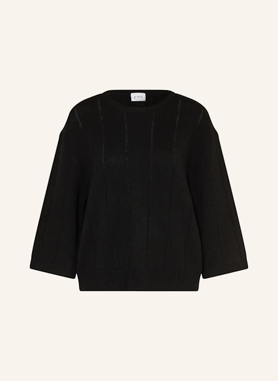 FTC CASHMERE Cashmere-Pullover SCHWARZ