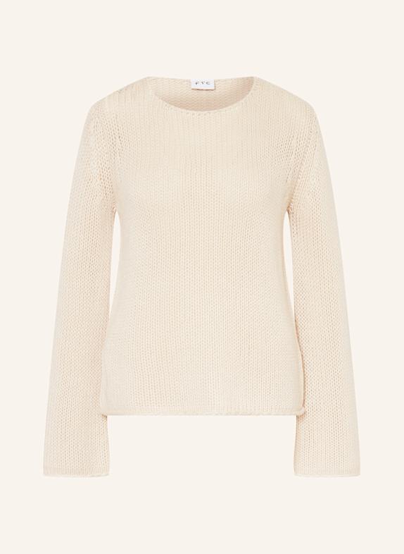 FTC CASHMERE Pullover mit Cashmere BEIGE