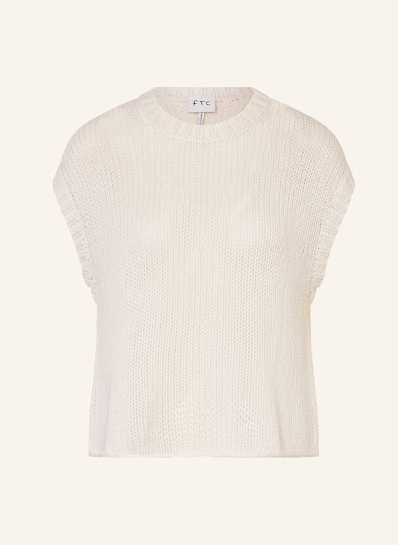 FTC CASHMERE Pullunder mit Cashmere WEISS