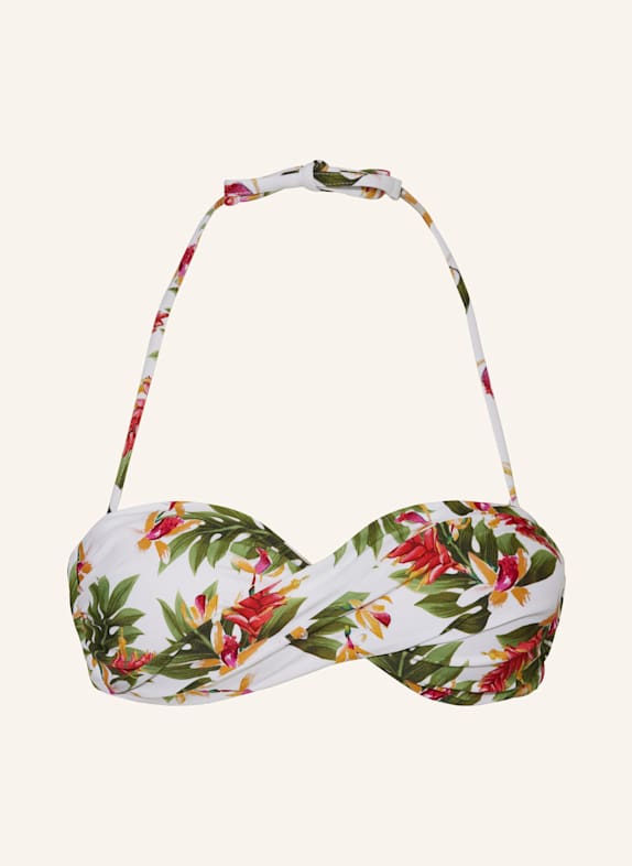 BANANA MOON Bandeau-Bikini-Top BORO KAELUA FUCHSIA/ GRÜN