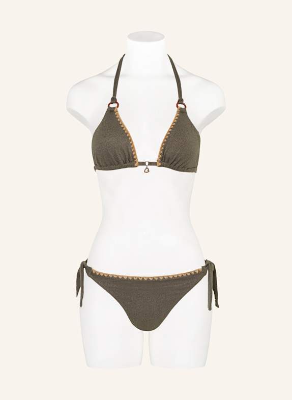 BANANA MOON SANTAFE YERO Triangle Bikini Top KHAKI