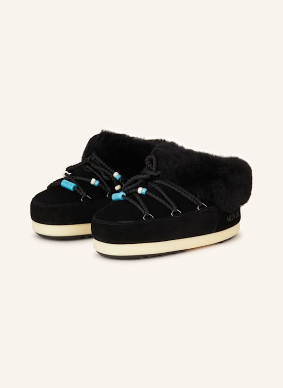 MOON BOOT Moon Boots EVX SUEDE BEADS CZARNY
