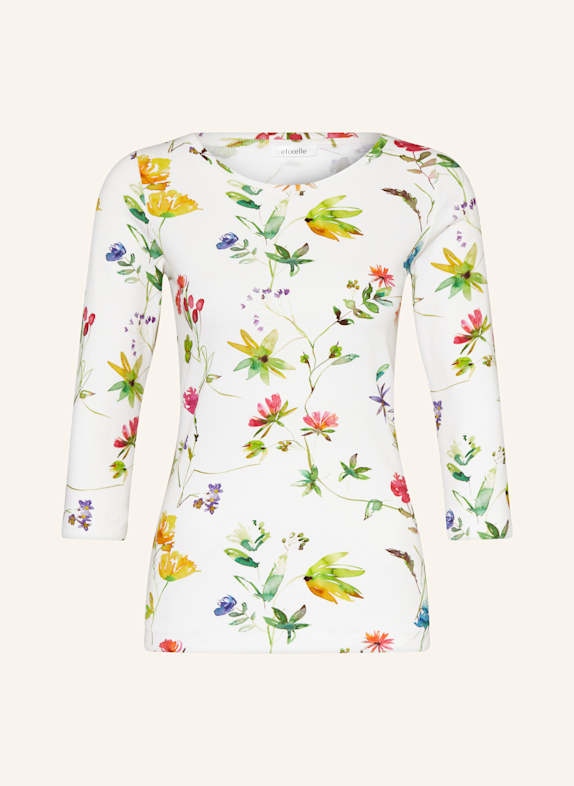 efixelle Shirt mit 3/4-Arm CREME/ PINK/ GRÜN