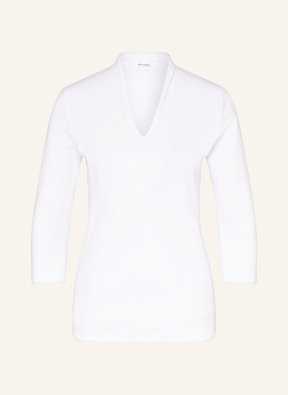 efixelle Shirt mit 3/4-Arm WEISS