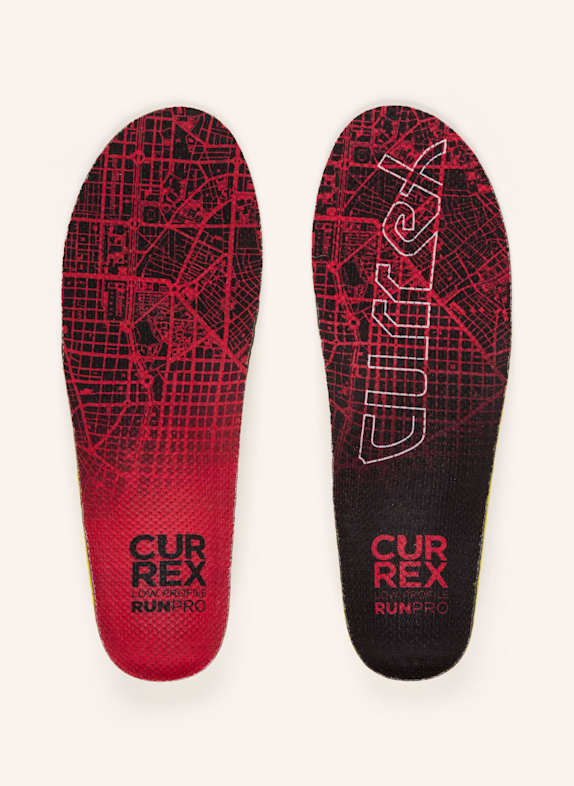 CURREX Einlegesohlen RUNPRO™ HEROES LOW SCHWARZ/ ROT