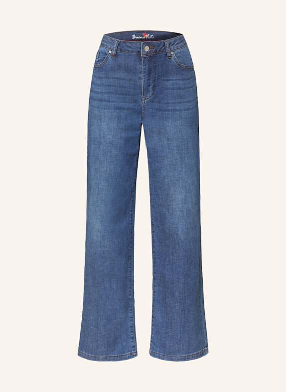Buena Vista Straight Jeans mit Schmucksteinen 5013 dark stone