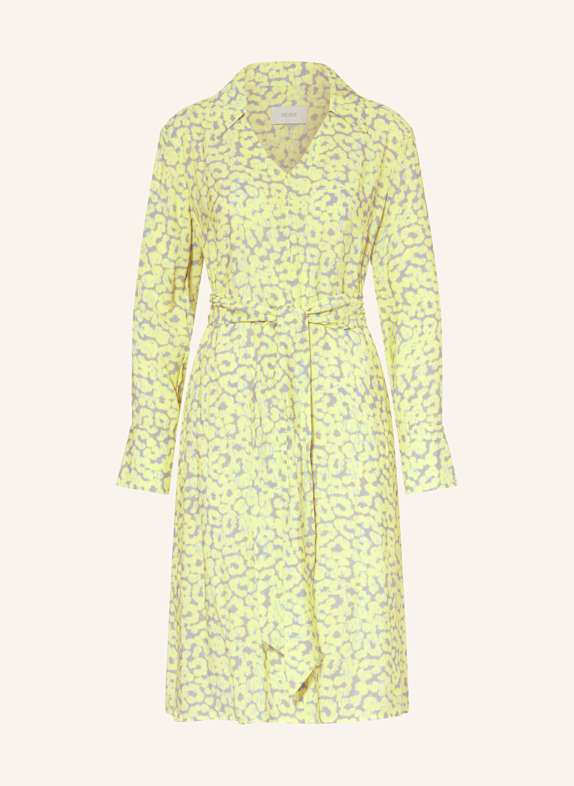 MORE Kleid NEONGRÜN/ GRAU