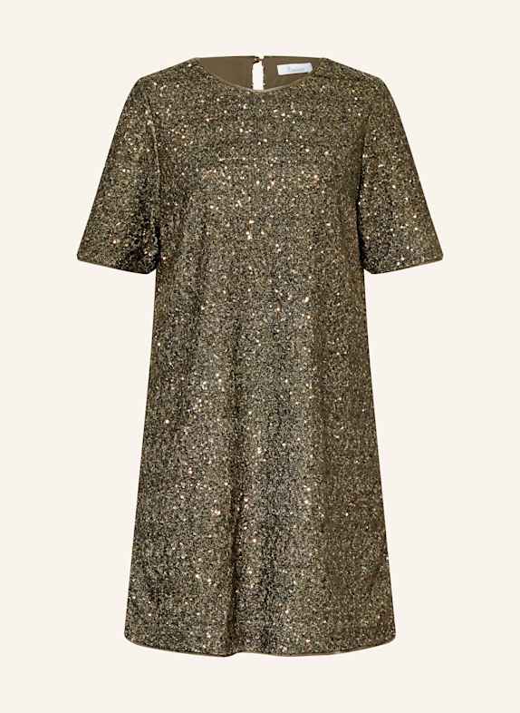 Princess GOES HOLLYWOOD Cocktailkleid mit Pailletten KHAKI/ GOLD