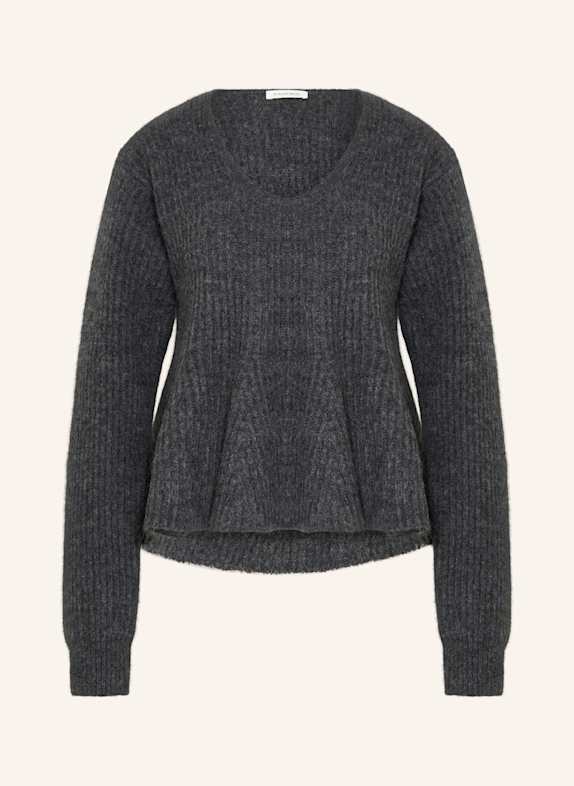 BY MALENE BIRGER Pullover COVA mit Mohair DUNKELGRAU