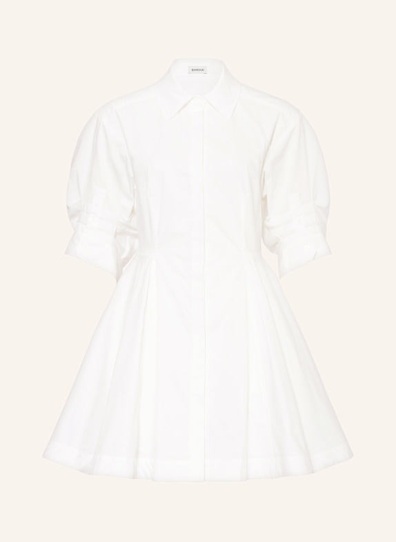 SIMKHAI Hemdblusenkleid JAZZIE mit 3/4-Arm WEISS