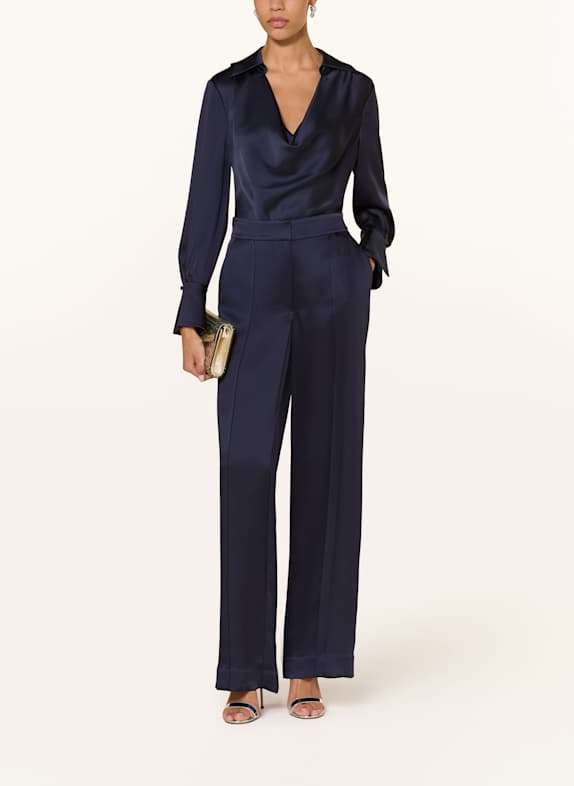 SIMKHAI Wide leg trousers KYRA DARK BLUE