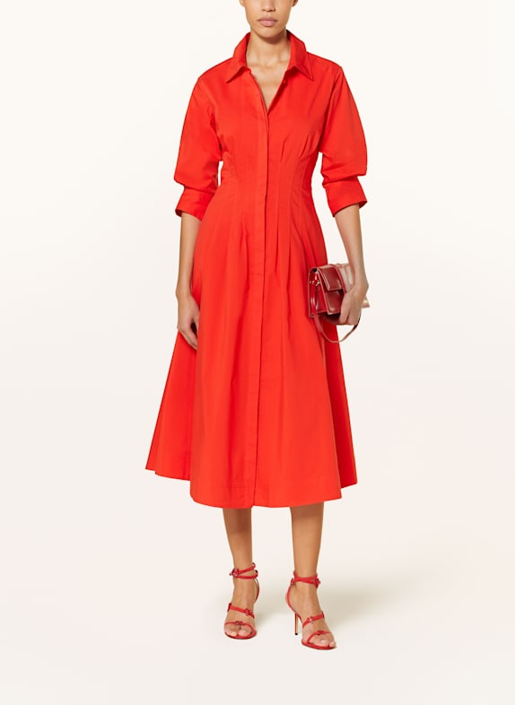 SIMKHAI Robe chemise JAZZ ROUGE