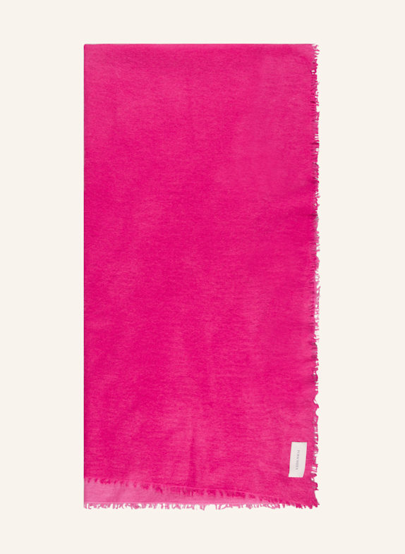 PURSCHOEN OMBRE cashmere scarf PINK