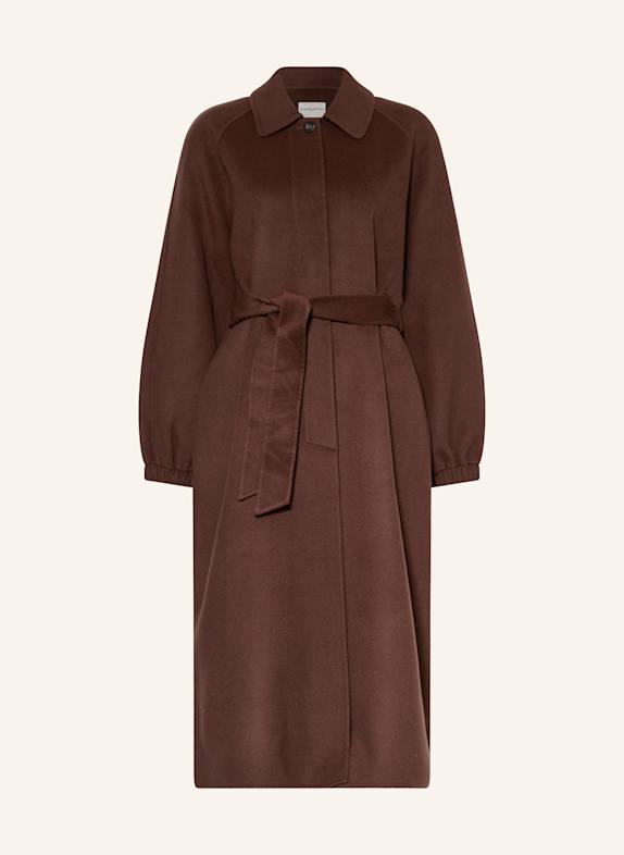 CLAUDIE PIERLOT Wollmantel DUNKELBRAUN