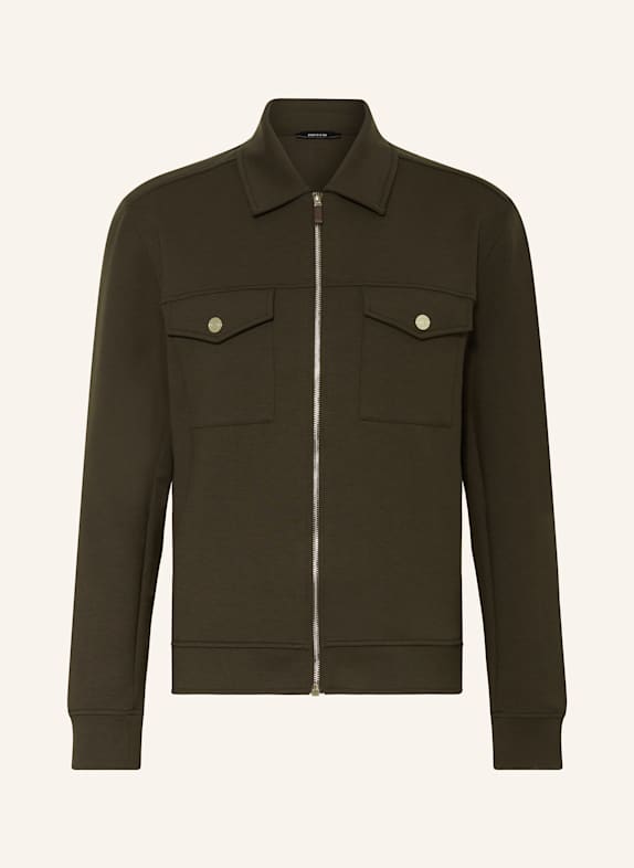 REISS Overshirt DUNKELGRÜN