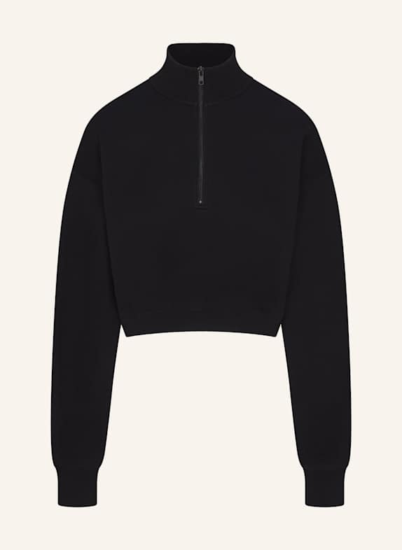 SKIMS Lounge-Sweatshirt COTTON FLEECE ONYX