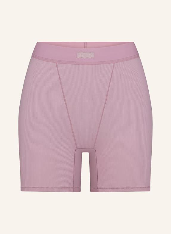 SKIMS Lounge-Shorts COTTON RIB DUSK