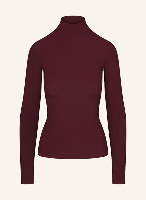 SKIMS Koszulka rekreacyjna SOFT LOUNGE BORDEAUX