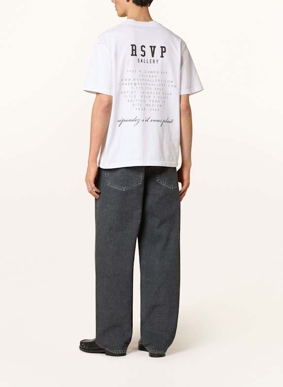RSVP GALLERY T-shirt WIT / ZWART