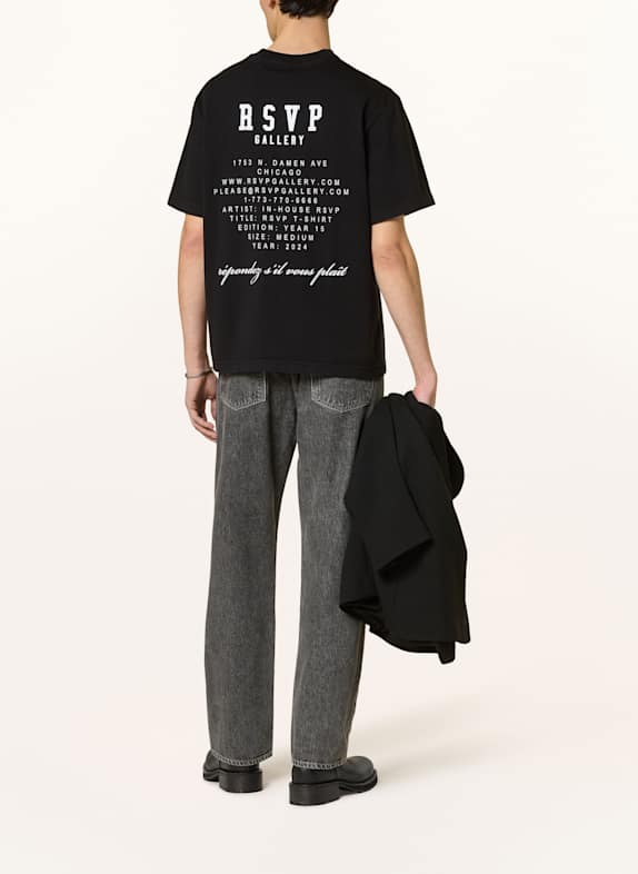 RSVP GALLERY T-shirt ZWART / WIT