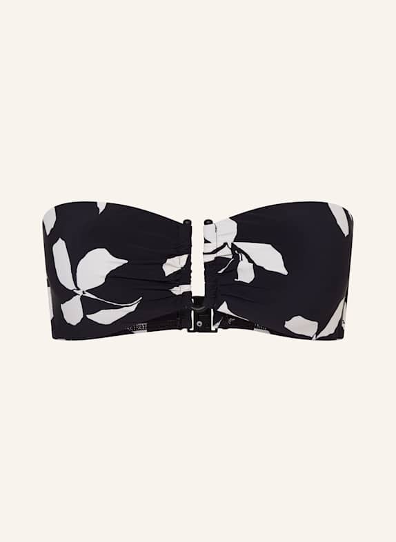 JETS Australia Bandeau-Bikini-Top ELORA SCHWARZ/ ECRU