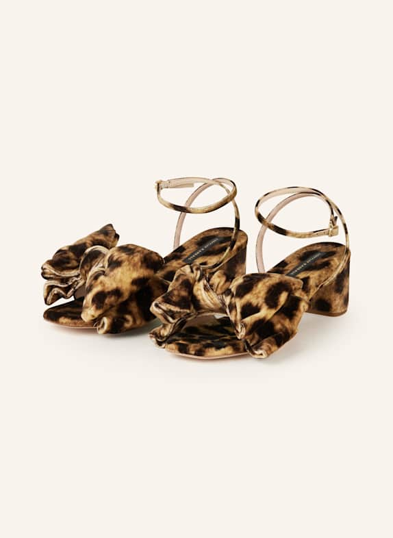 LOEFFLER RANDALL Sandaletten CARMEN SCHWARZ/ HELLGELB