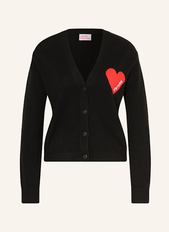 FROM FUTURE Cashmere cardigan BLACK
