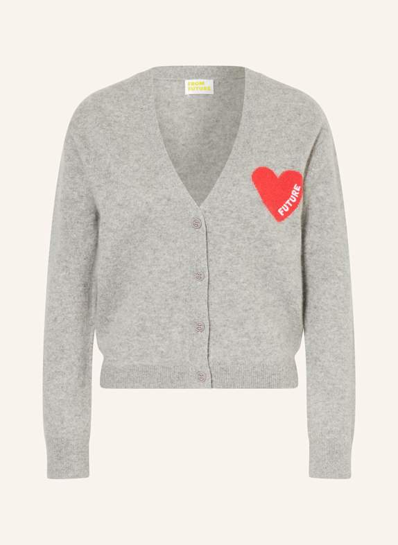 FROM FUTURE Cashmere cardigan GRAY