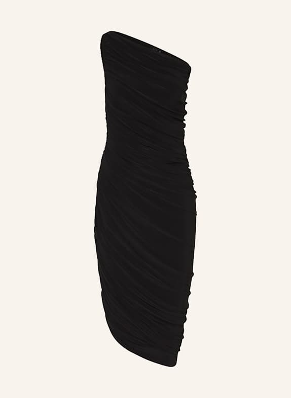NORMA KAMALI One-Shoulder-Kleid DIANA aus Jersey SCHWARZ