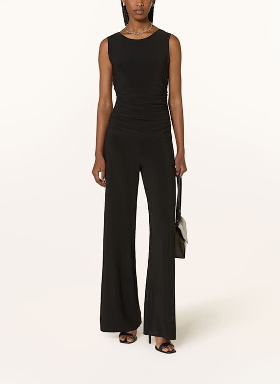 NORMA KAMALI Jersey-Jumpsuit SCHWARZ