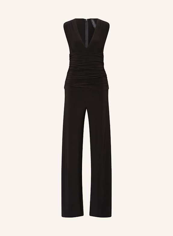 NORMA KAMALI Jersey jumpsuit BLACK