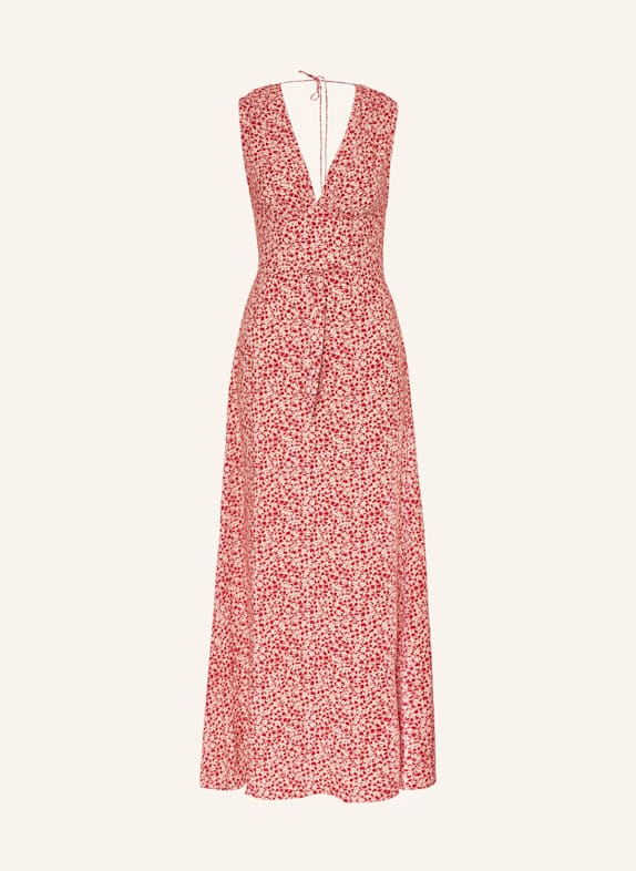 FAITHFULL THE BRAND Kleid ALPES DUNKELROT/ CREME