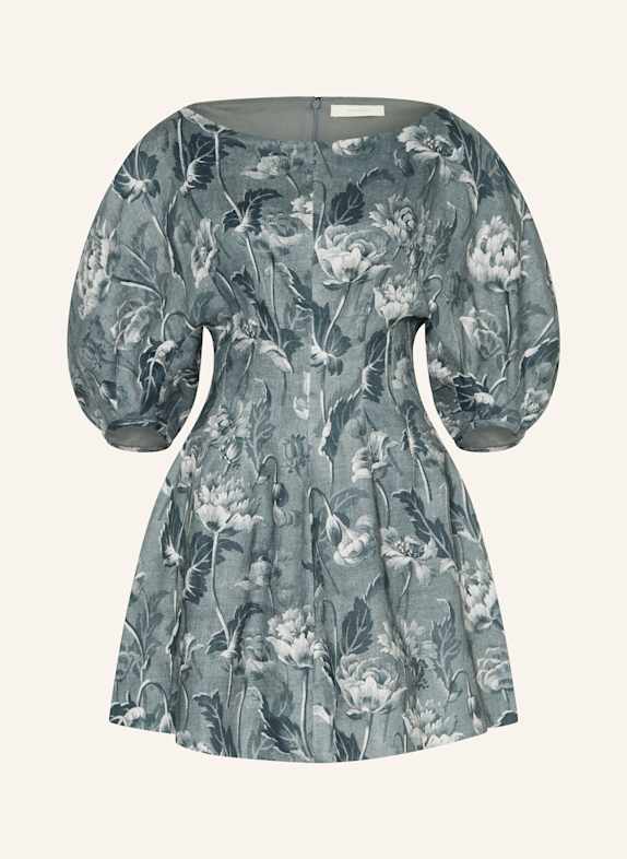FAITHFULL THE BRAND Leinenkleid LOWEN MDF MIDNIGHT FLORAL