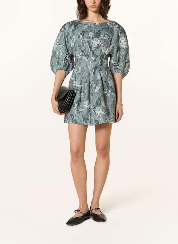 FAITHFULL THE BRAND Leinenkleid LOWEN MDF MIDNIGHT FLORAL