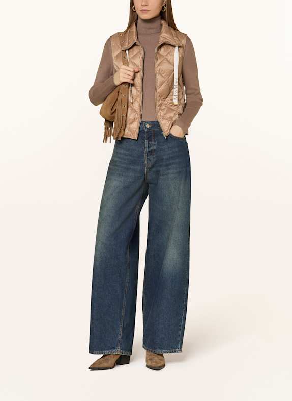 Max Mara The Cube Kamizelka puchowa TREGIC CAMELOWY
