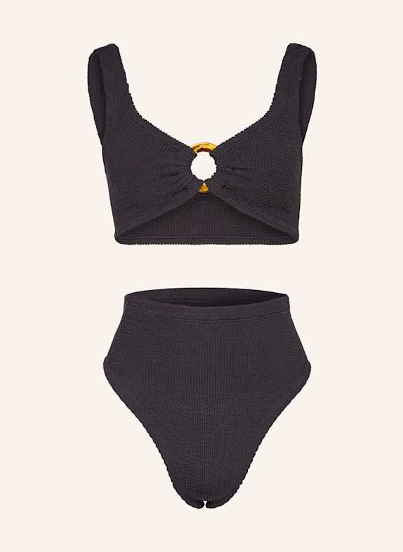 Hunza G Bustier bikiny NADINE ČERNÁ