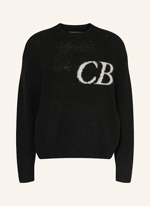 COLE BUXTON Pullover SCHWARZ/ WEISS