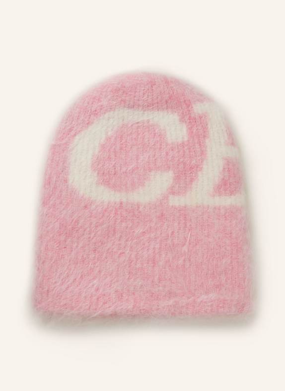 COLE BUXTON Alpaka-Mütze PINK/ WEISS