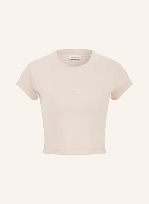 Calvin Klein Jeans Cropped shirt LIGHT GRAY