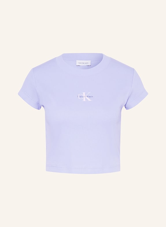 Calvin Klein Jeans Cropped shirt LIGHT PURPLE