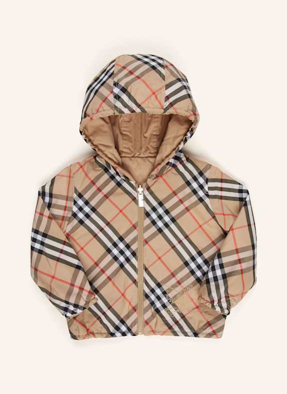 BURBERRY Jacke BEIGE/ SCHWARZ/ WEISS
