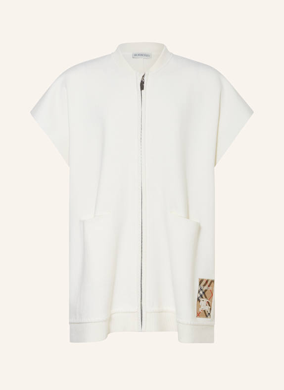 BURBERRY Strick-Poncho ECRU