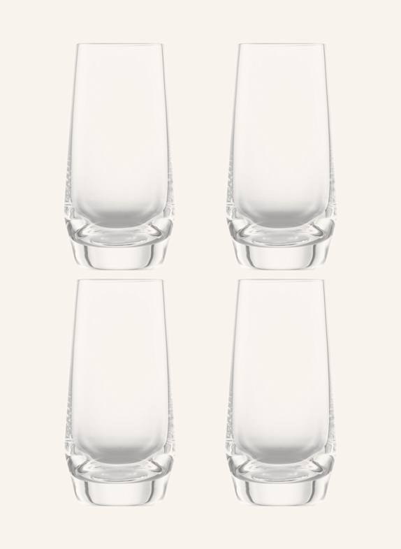 ZWIESEL GLAS 4-tlg. Set Schnapsgläser PURE WEISS