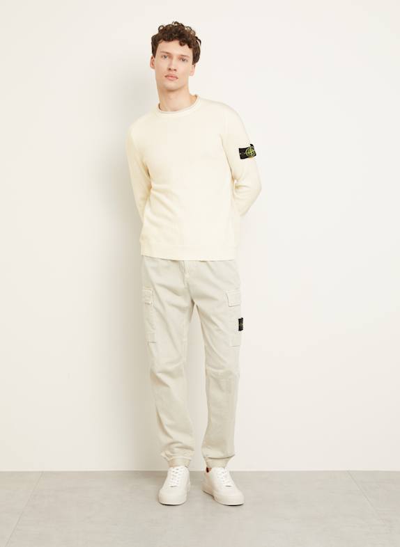 STONE ISLAND Sweter ECRU
