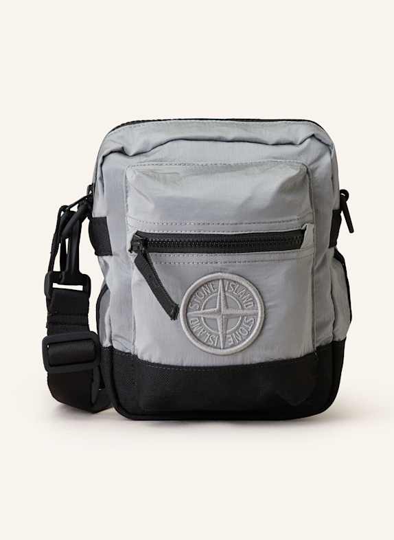 STONE ISLAND Umhängetasche HELLGRAU/ SCHWARZ