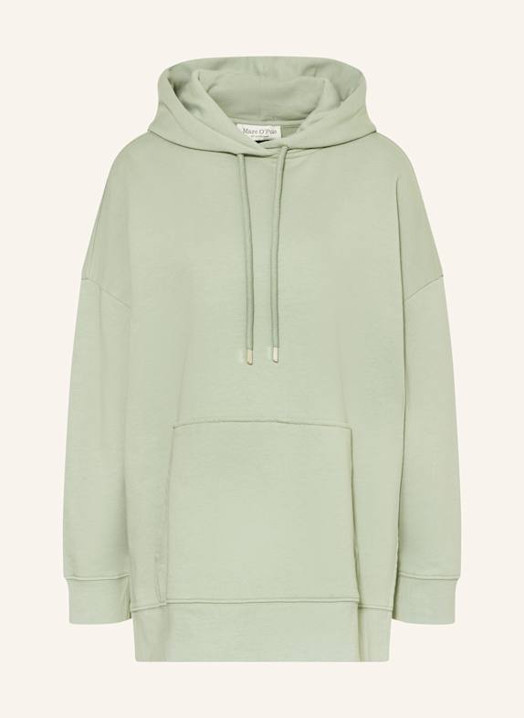 Marc O'Polo Oversized-Hoodie HELLGRÜN/ WEISS