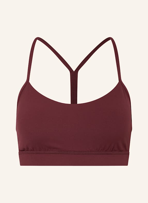 lululemon Sport-BH FLOW Y DUNKELROT