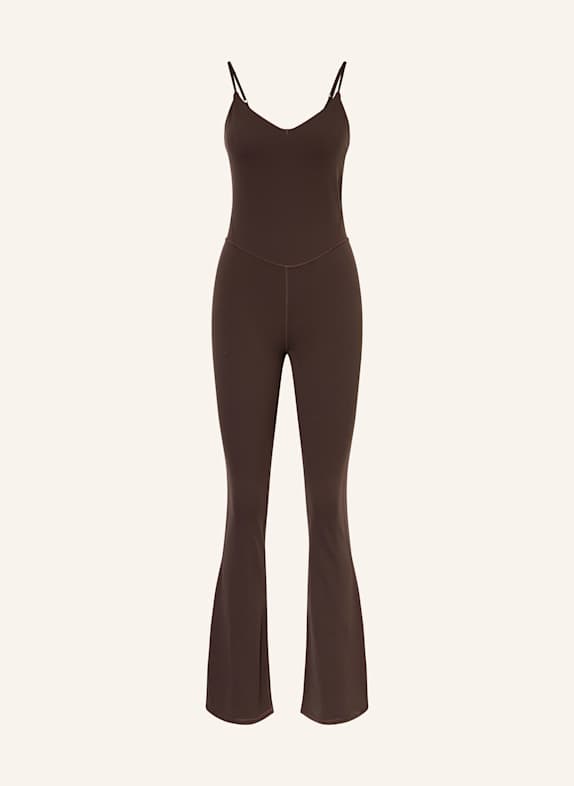 lululemon Jersey-Jumpsuit ALIGN™ MINI-FLARE BRAUN