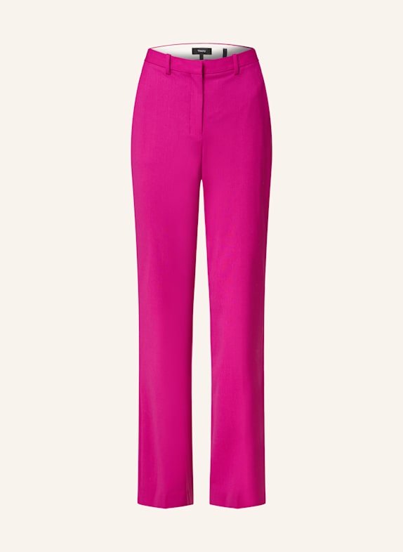 Theory Bootcut-Hose FUCHSIA