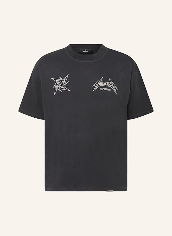 REPRESENT T-Shirt SCHWARZ/ WEISS